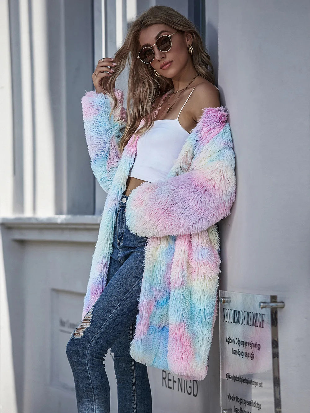 Autumn Long Winter Coat Woman Faux Fur Coat Women Warm Ladies Fur Teddy Jacket Female Plush Teddy Coat Oversize Outwear