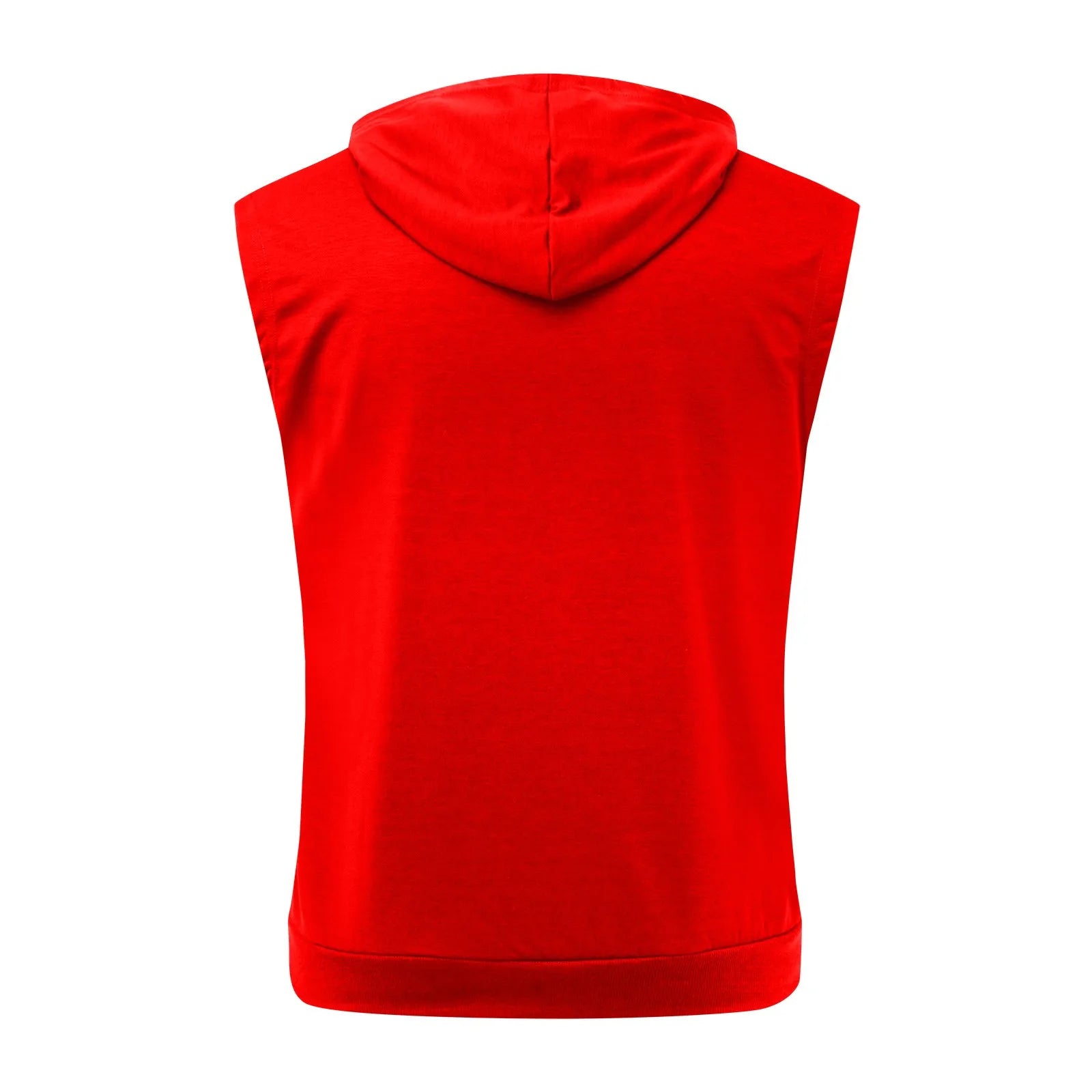 Mens Workout Hooded Tank Tops Zip Up Sleeveless Gym Shirts Muscle T Shirt Summer Bodybuilding Vest Solid Color Hoodies T Shirt
