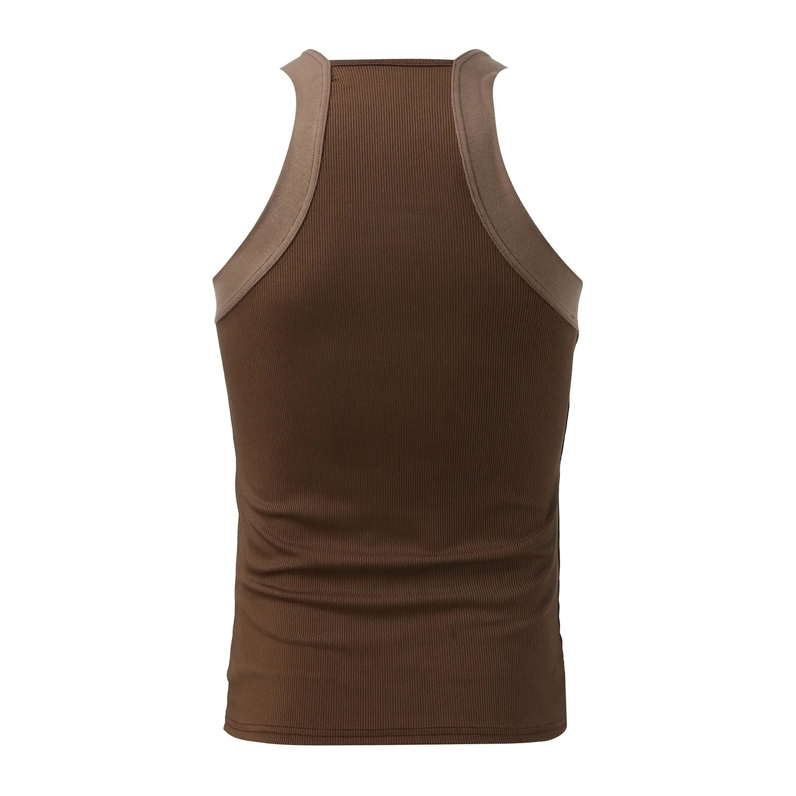 2024 Men's Summer Casual Tank Tops Solid O-neck Streetwear Sexy Skinny Loose Sports Vests Male Sleeveless Gym Shirt Tank Tops