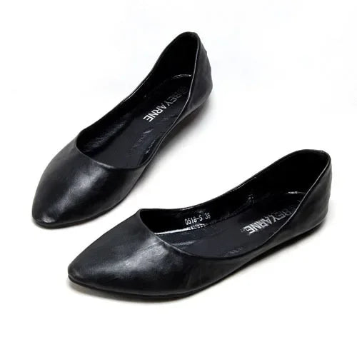BEYARNEPlus Size Fashion Flats for Women  Pointed Toe Soft Outsole Flat Heel Shoes Single Street Fashion Flats Free Shipping