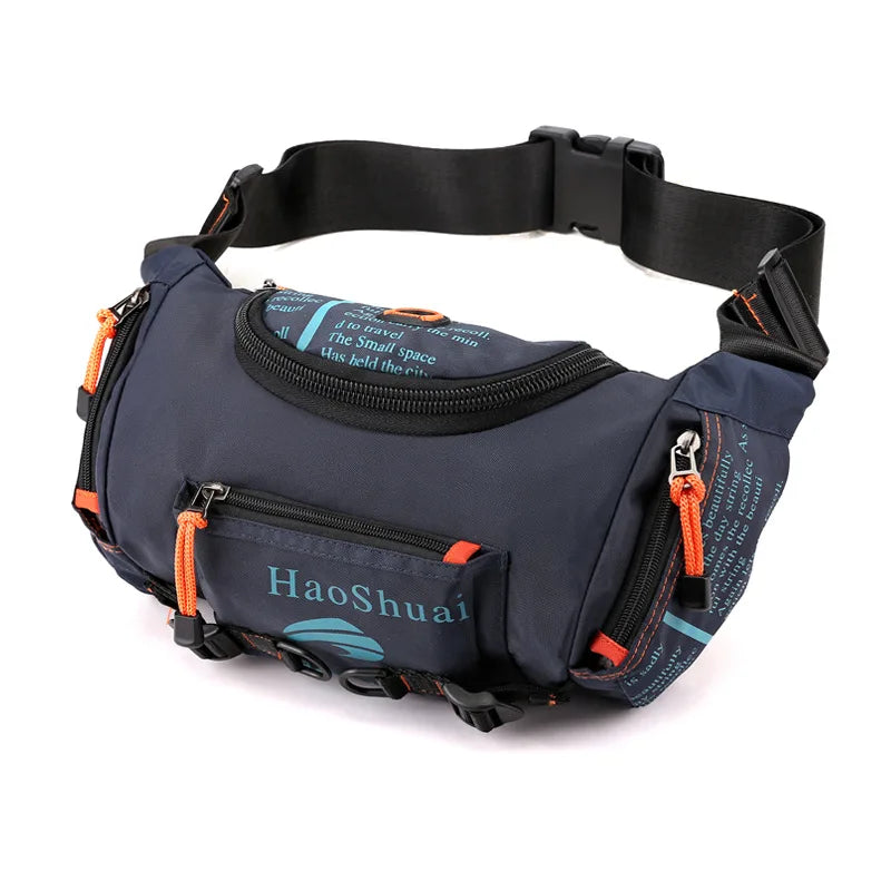 Top Quality Waterproof Oxford Men's Belt Fanny Pack Shoulder Messenger Bag Large Capacity Travel Bum Sling Chest Waist Bags