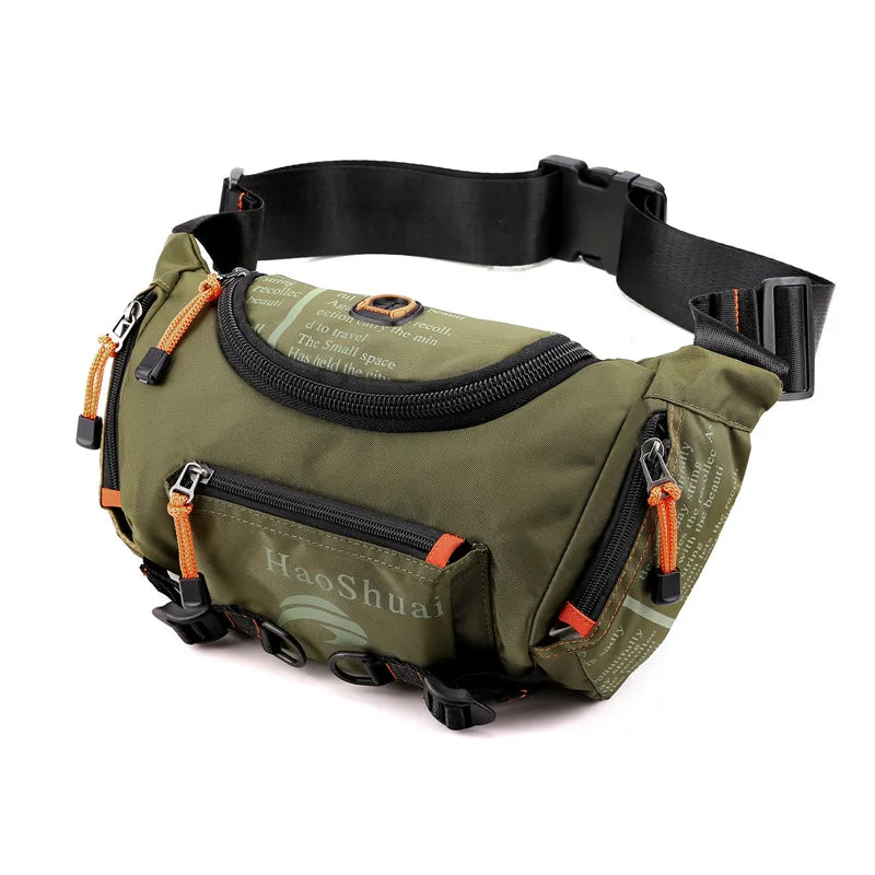 Top Quality Waterproof Oxford Men's Belt Fanny Pack Shoulder Messenger Bag Large Capacity Travel Bum Sling Chest Waist Bags
